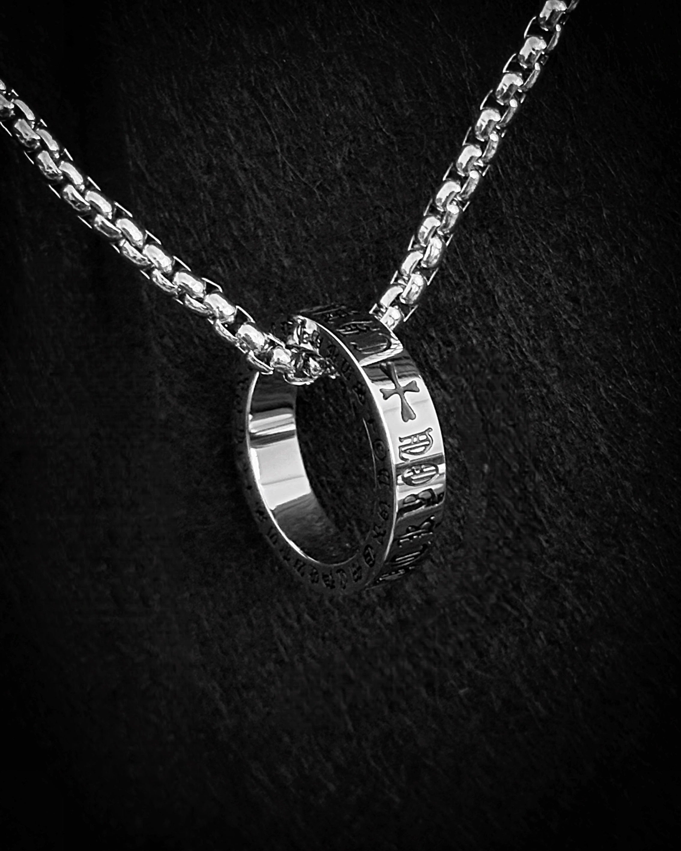 Circle of Faith Ring Necklace